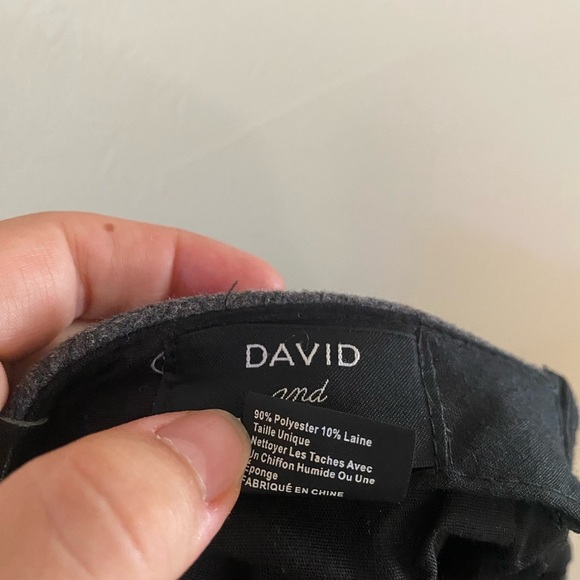 DAVID AND YOUNG CLASSIC GRAY CAP HAT WINTER FALL CABBIE BRUSHED KNIT OLD ENGLISH - Picture 3 of 5